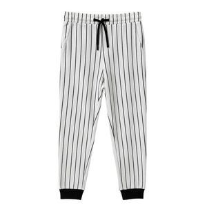 Another Influence Unisex Adult Vertical Stripe Joggers / Black/White